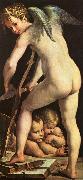 Cupid Carving his Bow Girolamo Parmigianino